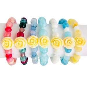 AGATE | Flower Beaded Bracelets
